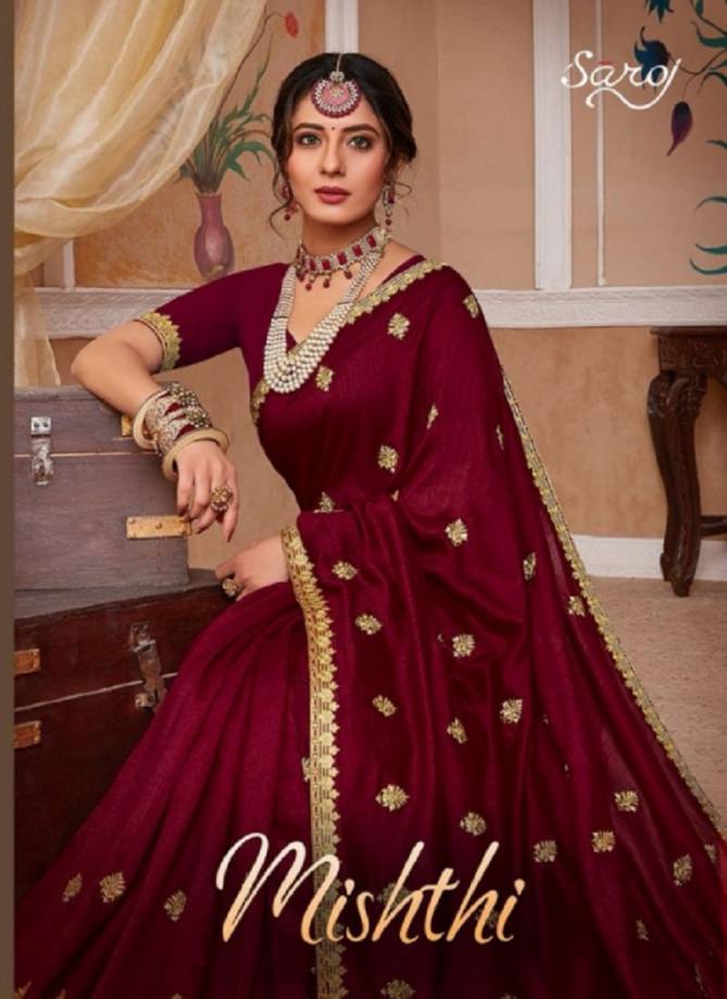 Saroj Mishth Latest Designer Festive Wear Silk Saree Collection 